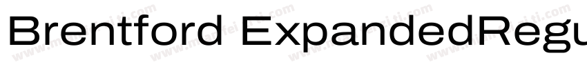 Brentford ExpandedRegular字体转换